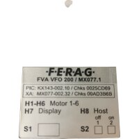 FERAG FVA VFO 200/MX077.1 Controller