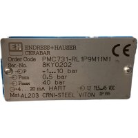 ENDRESS + HAUSER CERABAR PMC731-RL1P9M11M1 Drucktransmitter