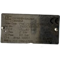 Endress + Hauser CERABAR PMC731-RL1S9M11 Drucksensor...