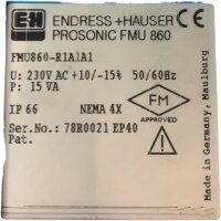 ENDRESS + HAUSER PROSONIC FMU 860 FMU860-R1A1A1...