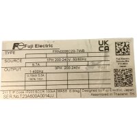 Fuji Electric Frenic-Mini FRN0006C2S-7WB...