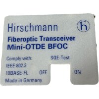 Hirschmann TELEPERM XS Fiberoptic Transceiver 6FK5232-8AA