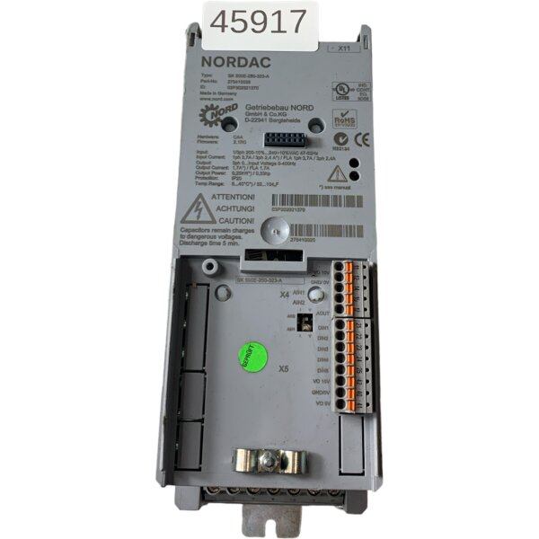 Getriebebau Nord NORDAC SK 500E-250-323-A Frequenzumrichter 0,25kW