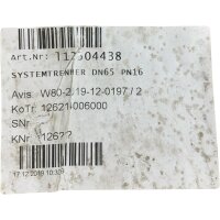 Socla SAS BA4760 DN65 PN16 Systemtrenner