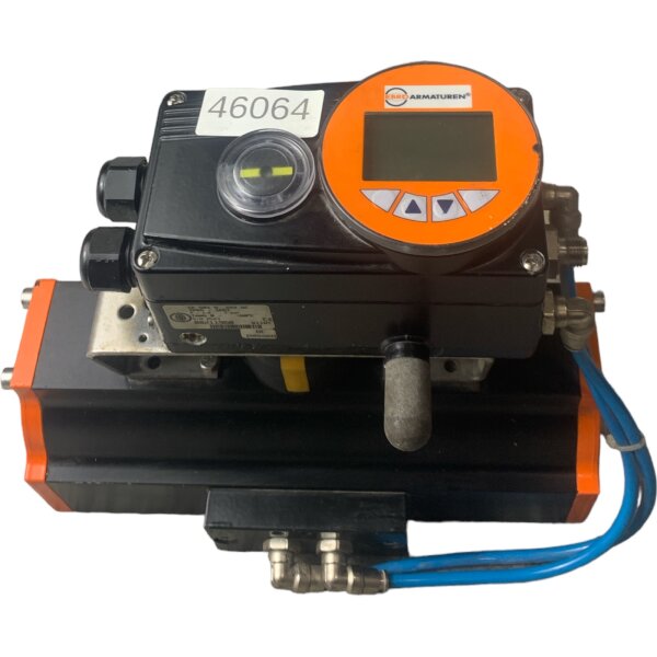 Ebro Amaturen EB8.1 SYD Pneumatischer Antrieb mit elektropneumatischem Positioner und Prozessregler EP501A
