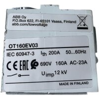 ABB OT160EV03 Lasttrennschalter