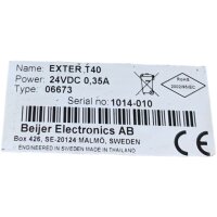 Beijer EXTER T40 06673 Touch-Display