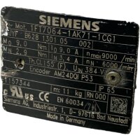 Beschädigt! Siemens 1FT7064-1AK71-1CG1 Servomotor