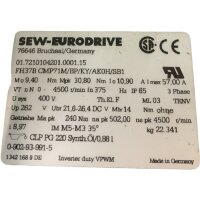 SEW FH37B CMP71M/BP/KY/AK0H/SB Servomotor + Getriebe...