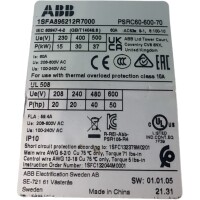 ABB 1SFA896212R7000 Softstarter Typ PSRC60-600-70