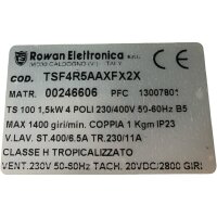 Rowan Elettronica TSF4R5AAXFX2X Motor