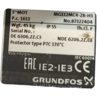 Grundfos MG112MC4-28-H3 4 kW 1460min Getriebemotor