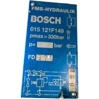 BOSCH FMB-HYDRAULIK 015 121F149 Ventil