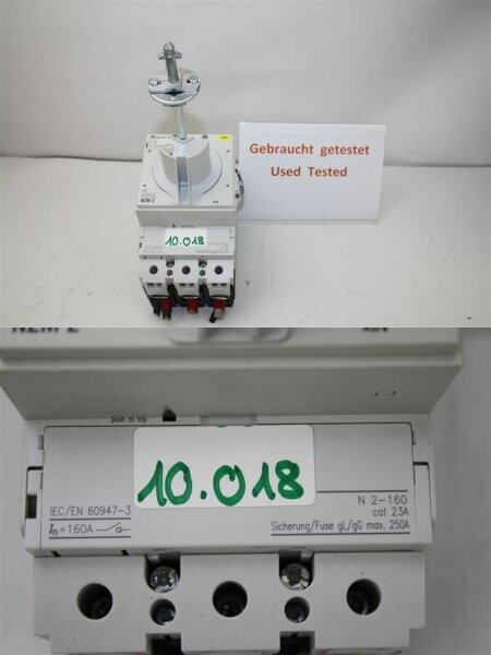 MOELLER NZM 2  Leistungsschalter Lasttrennschalter NZM2 160A GETESTET