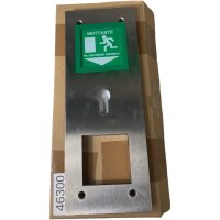 GEZE Frontplatteedelstahl Standard 155027