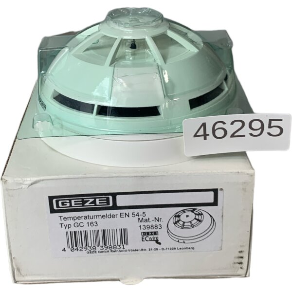 GEZE GC 163 Temperaturmelder EN 54-5 139883