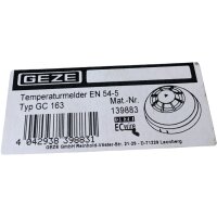 GEZE GC 163 Temperaturmelder EN 54-5 139883