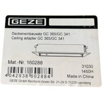 GEZE GC 365/GC 341 Deckeneinbausatz 160288