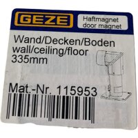 GEZE Haftmagnet für Boden- und Wandmontage 115953