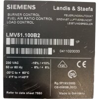 Siemens Landis& Staefa LMV51.100B2 Leistungsregler Weishaupt W-FM100