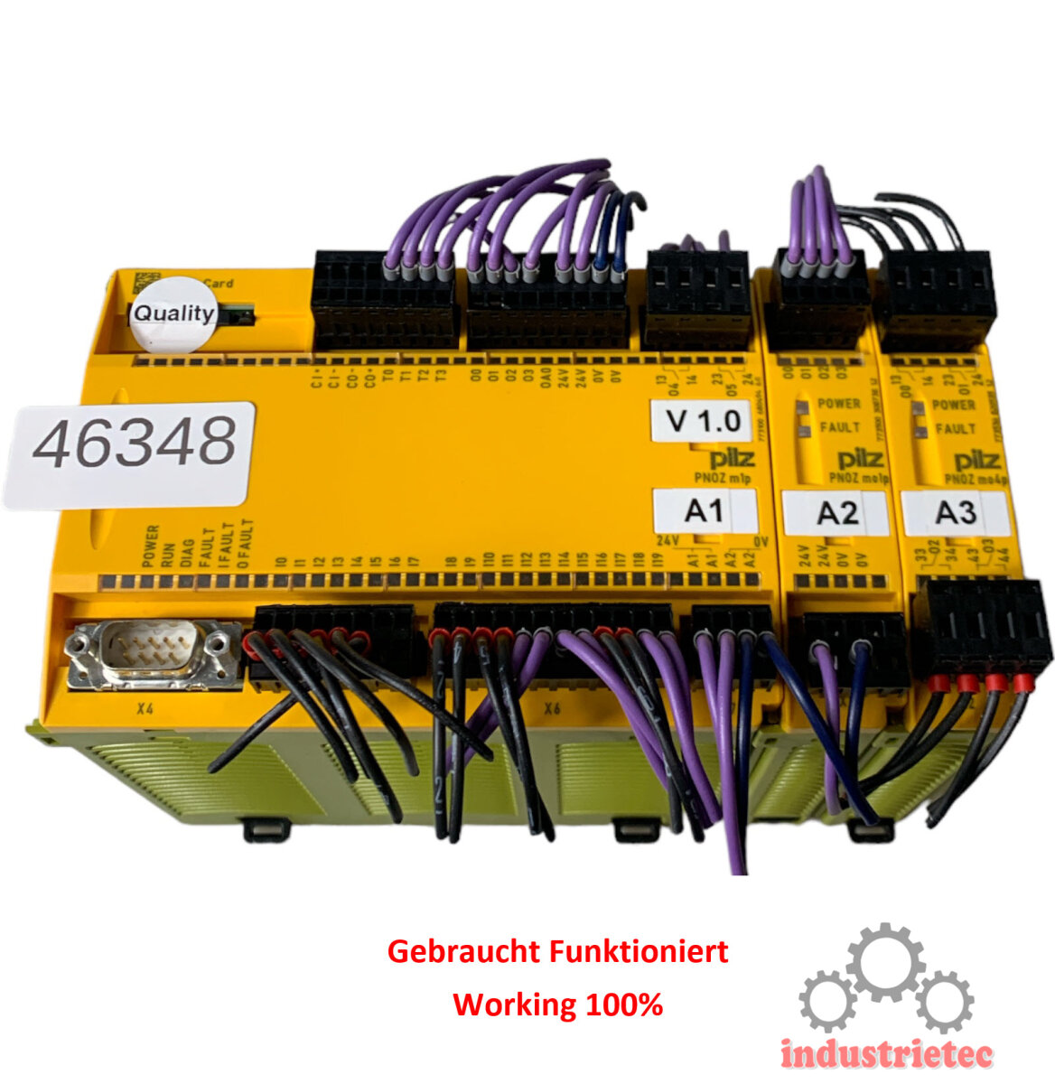 PILZ PNOZm1p + PNOZmo1p + PNOZmo4p Steuereinheit Sicherheitsrelais Re