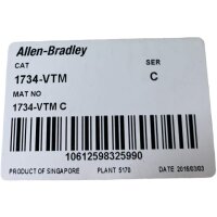 Allen-Bradley CAT 1734-VTM Spannungsklemmenmodul Modul