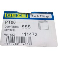 GEZE PATCH FITTINGS 111473