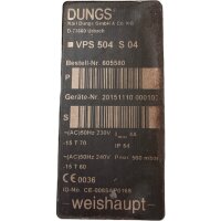 NICHT GETESTET! DUNGS VPS 504 S 04 Dichtheitskontrolle