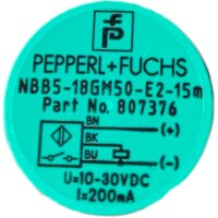 Pepperl Fuchs NBB5-18GM50-E2-15M Induktiver Sensor 807376