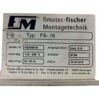 Fimotec-fischer FS-16 Phasenanschnittsteuergerät