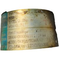 NECKAR-MOTOREN M89 Getriebemotor 62 min  D644-00084011