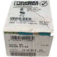 50 x PHOENIX contact PCVK 4-7,62  1849998