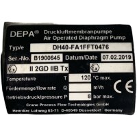 DEPA DH40-FA1FFT0476 Druckluftmembranpumpe Membranpumpe