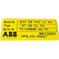 ABB 07 NG 61 R2 Netzteil Procontic T200 GJV 30 743 11 R2