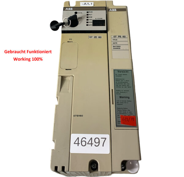 ABB 07 ZE 60 R302 Zentraleinheit GJV 30 743 20 R302