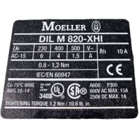 Moeller DIL M820-XHI Hilfsschalterbaustein Hilfsschalter