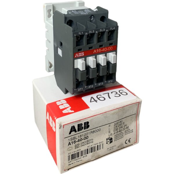 ABB A16-40-00 Leistungsschütz Schütz
