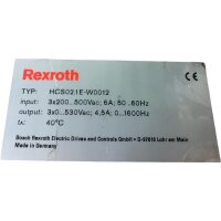 Rexroth HCS02.1E-W0012 Inverter