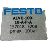 Festo AEVU-100-10-A-P-A Kompaktzylinder Zylinder 157018