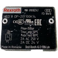 Rexroth R901102747 HED 8 OP-20/100K14 Hydraulikventil