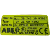ABB 07ZE60 Zentraleinheit