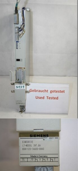 Siemens 6SN1123-1AA00-0HA0  6SN1118-0AD11-0AA0 Simodrive GETESTET