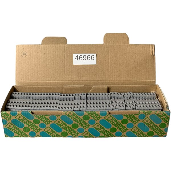 SET Inhalt 50 Stück! Phoenix Contact UT 2,5 TWIN Durchgangsreihenklemme 3044513