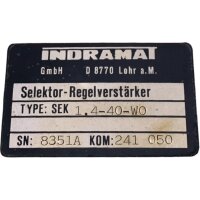 Indramat SEK 1,4-40-WO Selektor-Regelverstärker