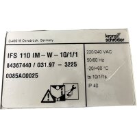 Krom Schröder IFS 110 IM-W-10/1/1...