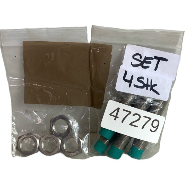 SET Inhalt 4 Stk. Pepperl+Fuchs NJ4-12GM40-E2-V1 Induktiver Sensor Y13952S