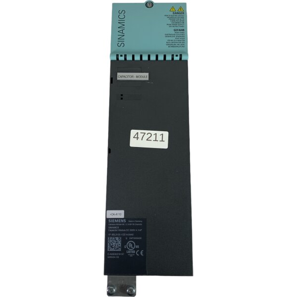 Siemens SINAMICS Capacitor Module 6SL3100-1CE14-0AA0 Version D3