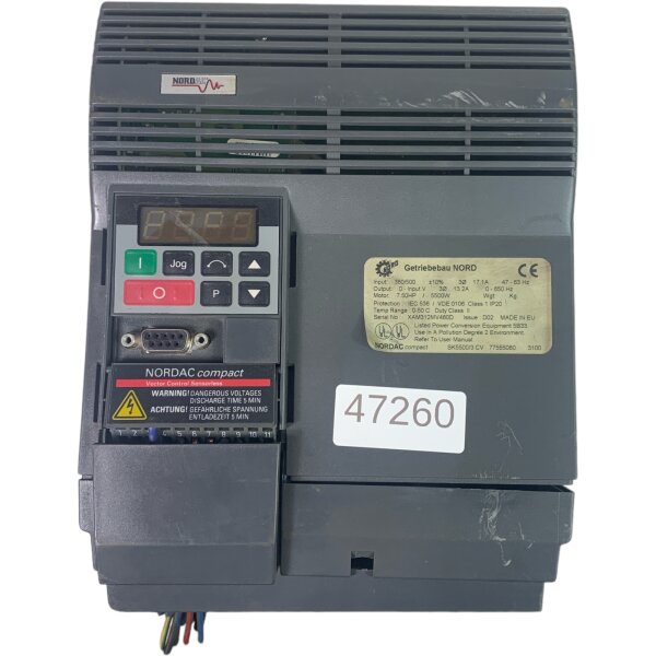 Getriebebau NORD NORDAC compact Frequenzumrichter SK5500/3 CV