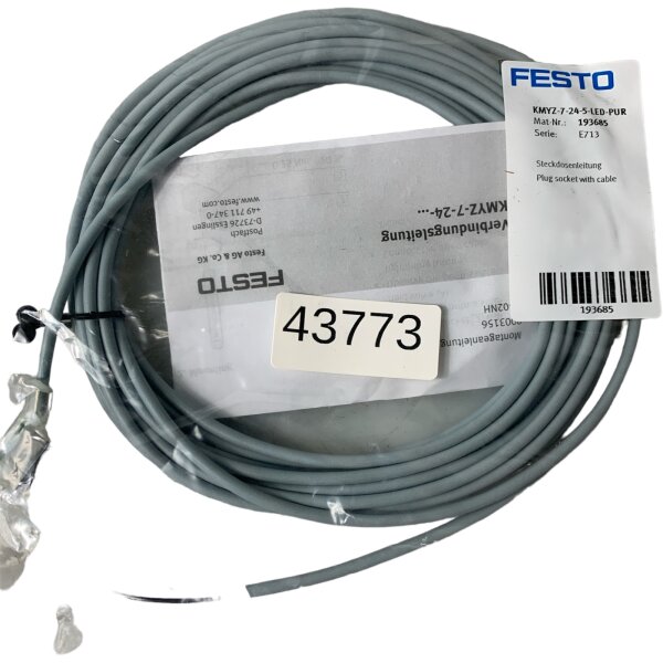 Festo KMYZ-7-24-5-LED-PUR Steckdosenleitung 193685