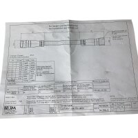 Blum 87.0634-094-206 Sonder-Verlängerungskabel 5m+Kupplung